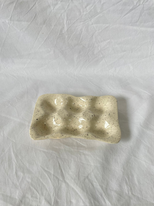 Egg Tray - Black Speckle