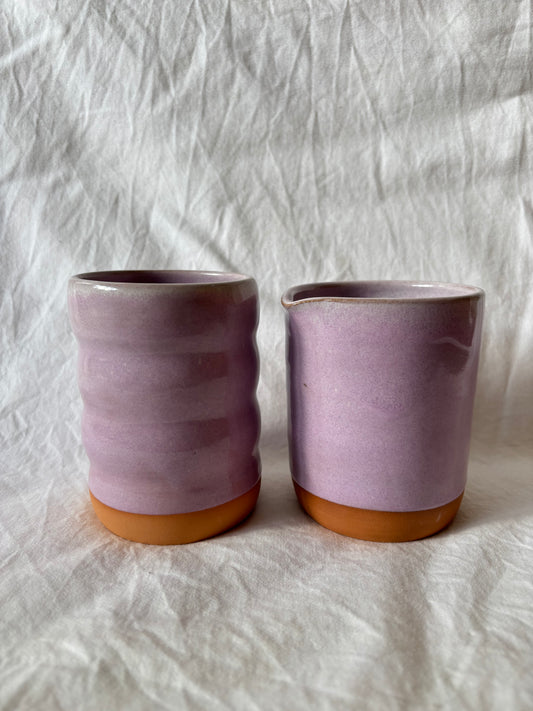 Cup & Jug Pair - Lilac