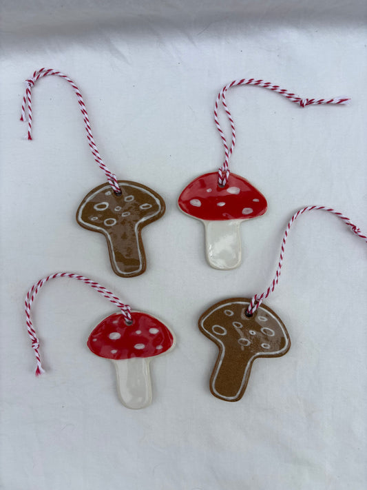 2 for $16! Mushroom Ornament